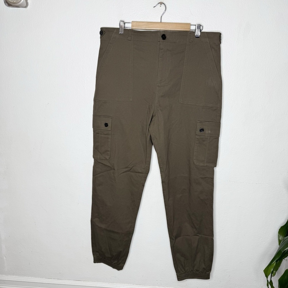 Wondery Isabel 3.0 Brown Cargo Pants Women's XL Tall *Belt Has Been Cut Off